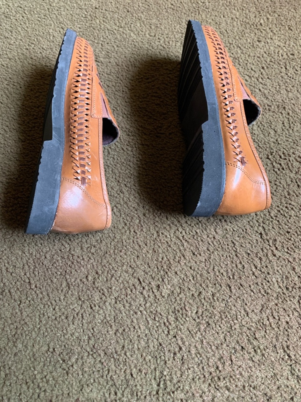 Stag Hill Size 9 Men’s Woven Slip-On Loafers in Tan - Picture 6 of 8